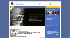 Desktop Screenshot of indianeurosurgeon.com